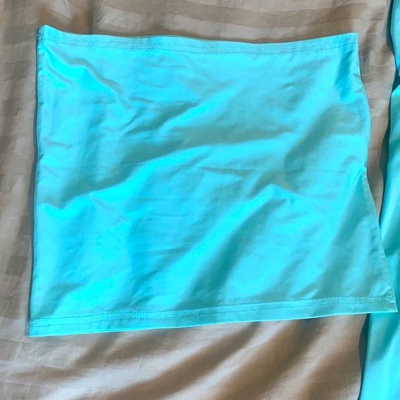 Infinity dress multi-style aqua Bridesmaid dress O/S - Picture 4 of 7